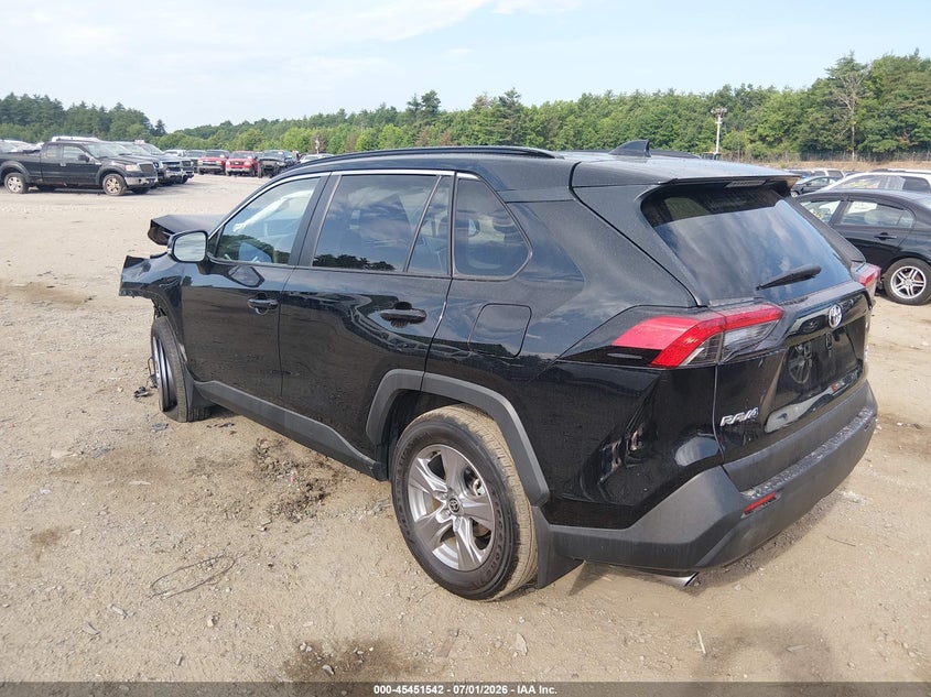 2025 Toyota Rav 4 VIN 2T3P1RFV1SW509175 IAAI salvage auction — FRONT END, Salvage (Massachusetts), sold $7,400 on 2026-08-22 (photo 3)