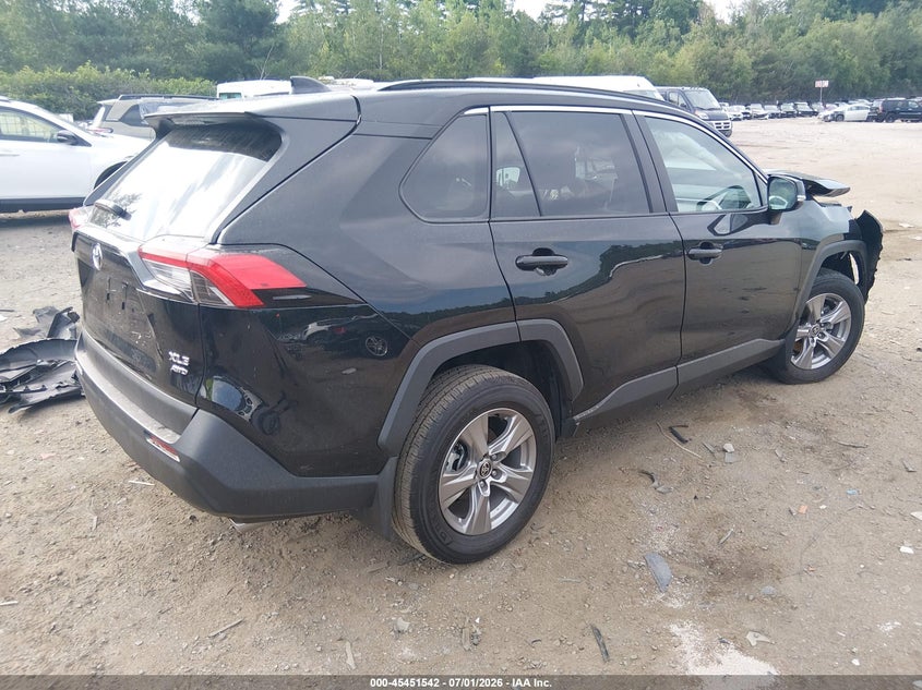 2025 Toyota Rav 4 VIN 2T3P1RFV1SW509175 IAAI salvage auction — FRONT END, Salvage (Massachusetts), sold $7,400 on 2026-08-22 (photo 4)
