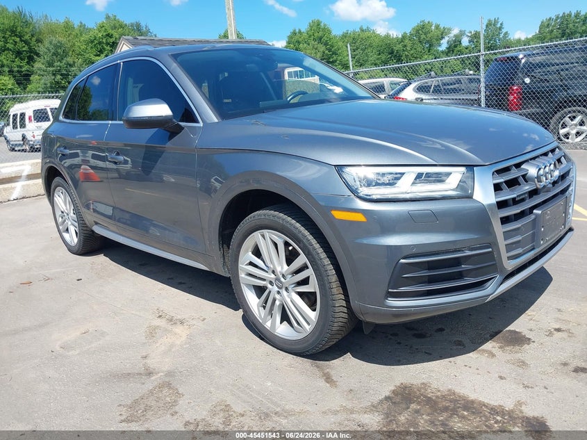 2018 Audi Q5 VIN WA1CNAFY1J2016841 IAAI salvage auction — UNKNOWN, Salvage Title, sold $7,700 on 2026-07-09 (photo 1)