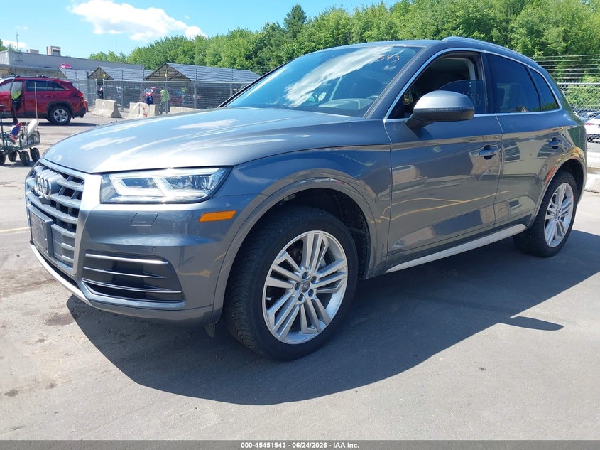 2018 Audi Q5 VIN WA1CNAFY1J2016841 IAAI salvage auction — UNKNOWN, Salvage Title, sold $7,700 on 2026-07-09 (photo 2)