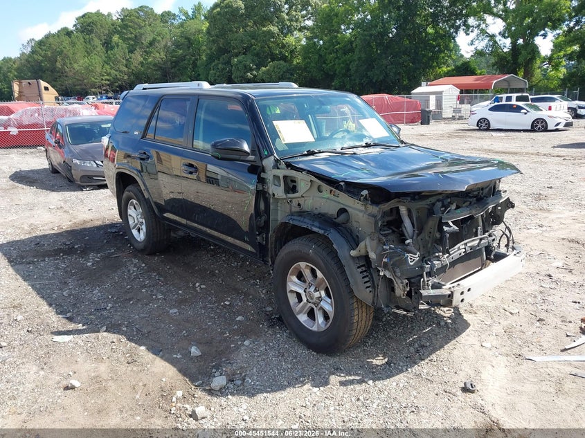 2018 Toyota 4runner VIN JTEZU5JR6J5165413 IAAI salvage auction — FRONT END, Salvage (Georgia), sold $6,900 on 2026-07-24 (photo 1)