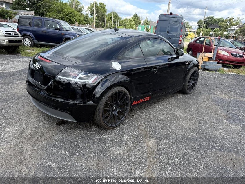 2009 Audi Tt VIN TRUHF38J791011932 IAAI salvage auction — NORMAL WEAR, Clear (Indiana), sold $3,850 on 2026-07-18 (photo 4)