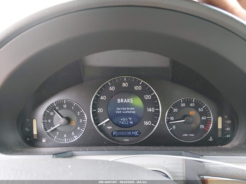 2006 Mercedes-benz E-class VIN WDBUH56J46A953707 IAAI salvage auction — UNKNOWN, Clear (Tennessee), sold $300 on 2026-07-08 (photo 7)