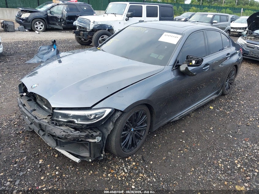 2020 BMW 3er VIN WBA5U7C04LFH07487 IAAI salvage auction — FRONT END, Wait Title, sold $11,100 on 2026-08-18 (photo 2)
