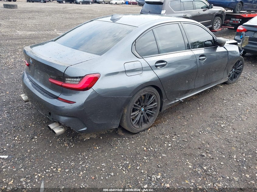 2020 BMW 3er VIN WBA5U7C04LFH07487 IAAI salvage auction — FRONT END, Wait Title, sold $11,100 on 2026-08-18 (photo 4)