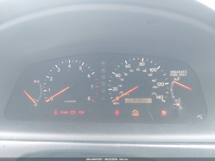 2000 Lexus ES VIN JT8BF28G2Y5075218 IAAI salvage auction — FRONT END, Salvage - Greater Than 75% (Maryland), sold $25 on 2026-07-30 (photo 7)