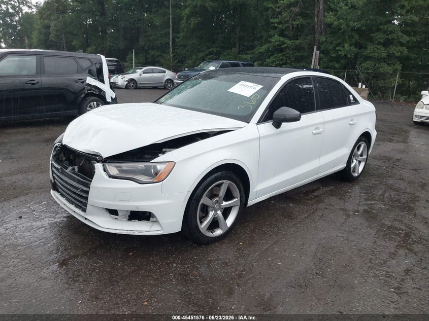 2016 Audi A3 VIN WAUB8GFF5G1034975 IAAI salvage auction — FRONT END, Salvage Title, sold $25 on 2026-07-29 (photo 2)