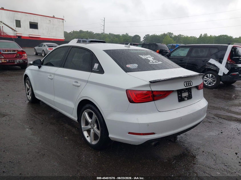 2016 Audi A3 VIN WAUB8GFF5G1034975 IAAI salvage auction — FRONT END, Salvage Title, sold $25 on 2026-07-29 (photo 3)