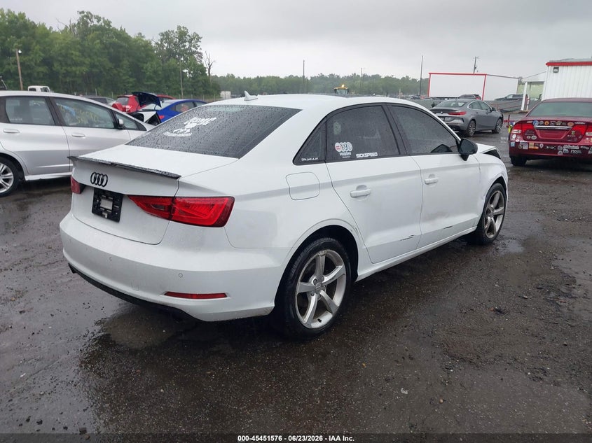 2016 Audi A3 VIN WAUB8GFF5G1034975 IAAI salvage auction — FRONT END, Salvage Title, sold $25 on 2026-07-29 (photo 4)