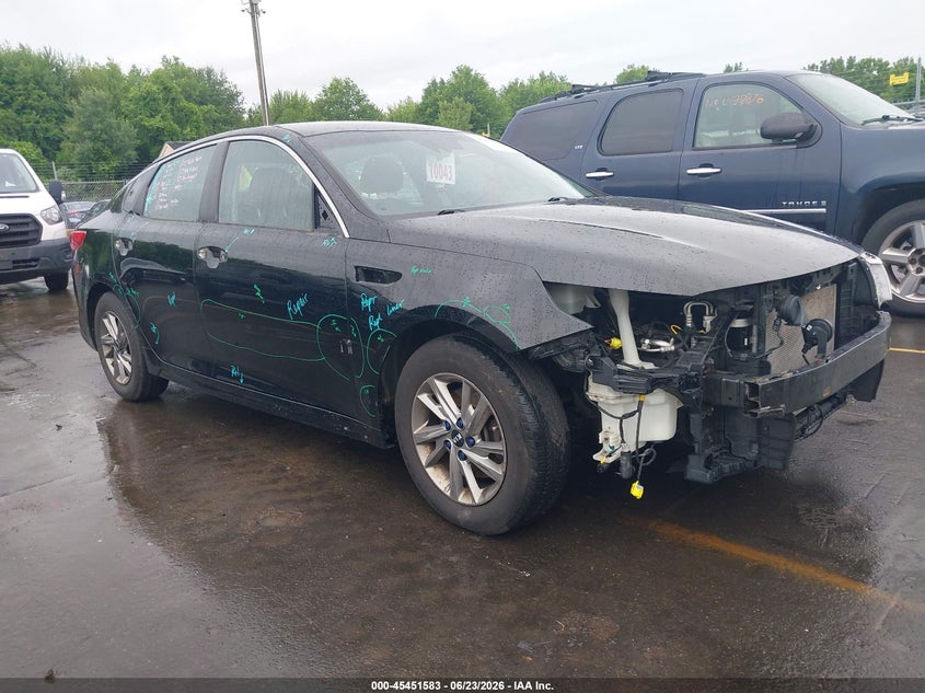 2019 Kia Optima VIN 5XXGT4L33KG374882 IAAI salvage auction — FRONT END, Salvage (Connecticut), sold $875 on 2026-07-16 (photo 1)