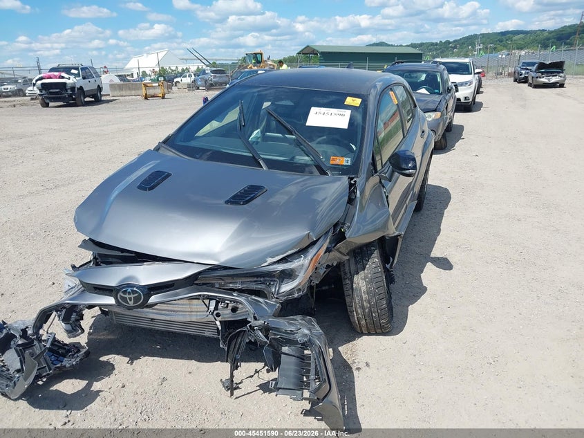 2025 Toyota Corolla VIN JTNABAAE5SA022714 IAAI salvage auction — BIO HAZARD, Salvage Title, sold $2,550 on 2026-07-28 (photo 2)