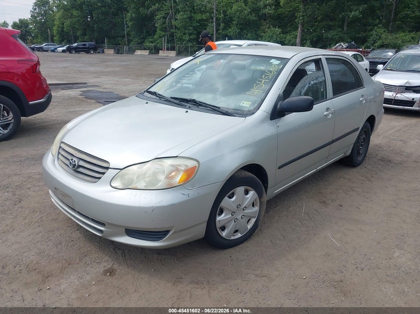2003 Toyota Corolla VIN JTDBR32E130012493 IAAI salvage auction — NORMAL WEAR, Clear (Virginia), sold $650 on 2026-08-01 (photo 2)