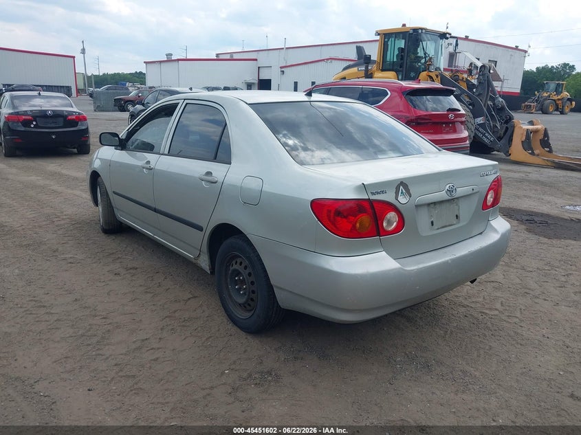 2003 Toyota Corolla VIN JTDBR32E130012493 IAAI salvage auction — NORMAL WEAR, Clear (Virginia), sold $650 on 2026-08-01 (photo 3)