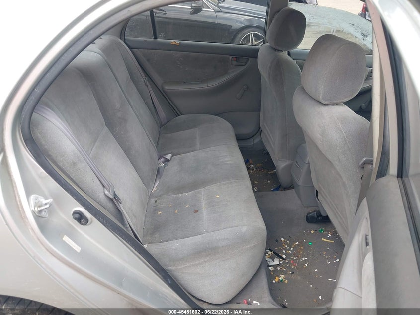 2003 Toyota Corolla VIN JTDBR32E130012493 IAAI salvage auction — NORMAL WEAR, Clear (Virginia), sold $650 on 2026-08-01 (photo 8)