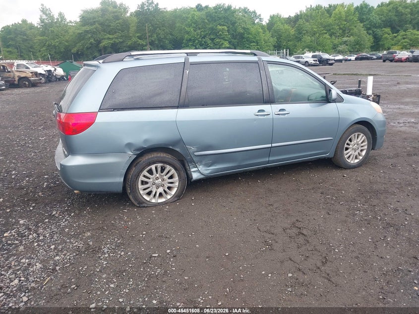 2008 Toyota Sienna VIN 5TDZK22C08S205220 IAAI salvage auction — RIGHT SIDE, Salvage (New Jersey), sold $1,300 on 2026-07-29 (photo 6)