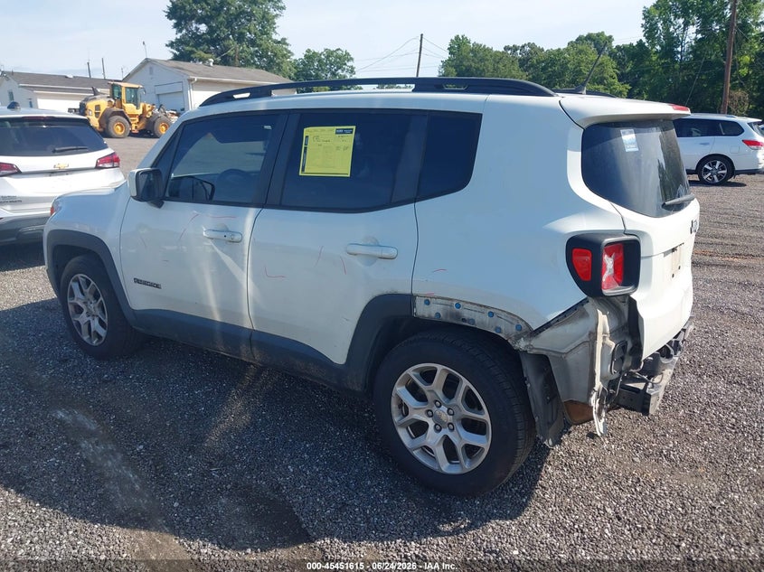 2016 Jeep Renegade VIN ZACCJABT0GPD85619 IAAI salvage auction — REAR END, Salvage (South Carolina), sold $800 on 2026-07-21 (photo 3)