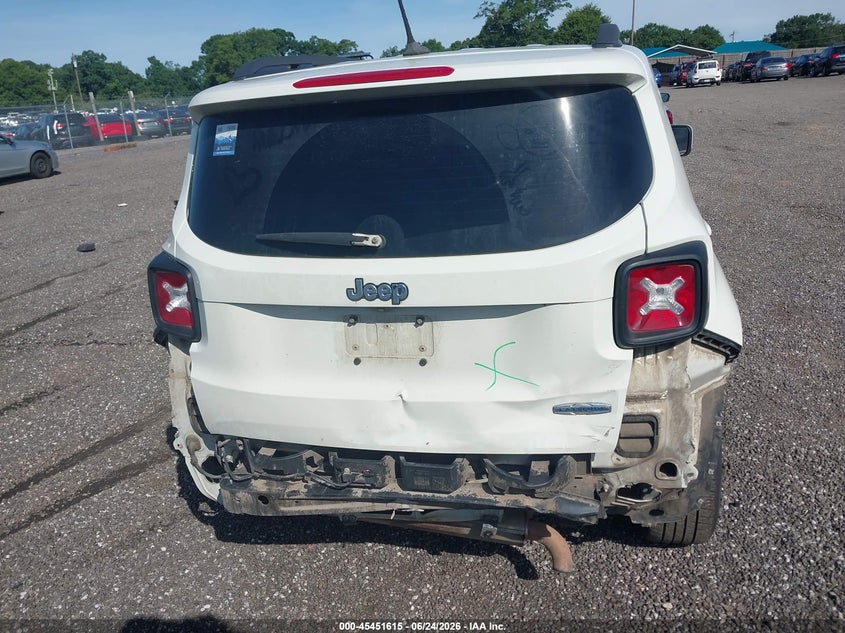 2016 Jeep Renegade VIN ZACCJABT0GPD85619 IAAI salvage auction — REAR END, Salvage (South Carolina), sold $800 on 2026-07-21 (photo 6)