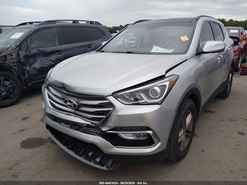 2018 Hyundai Santa fe VIN 5XYZUDLBXJG541830 IAAI salvage auction — FRONT END, Salvage (Ohio), sold $3,550 on 2026-07-21 (photo 6)
