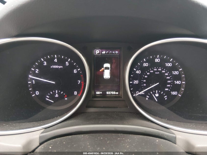 2018 Hyundai Santa fe VIN 5XYZUDLBXJG541830 IAAI salvage auction — FRONT END, Salvage (Ohio), sold $3,550 on 2026-07-21 (photo 7)