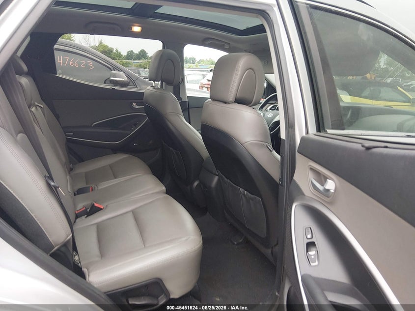 2018 Hyundai Santa fe VIN 5XYZUDLBXJG541830 IAAI salvage auction — FRONT END, Salvage (Ohio), sold $3,550 on 2026-07-21 (photo 8)