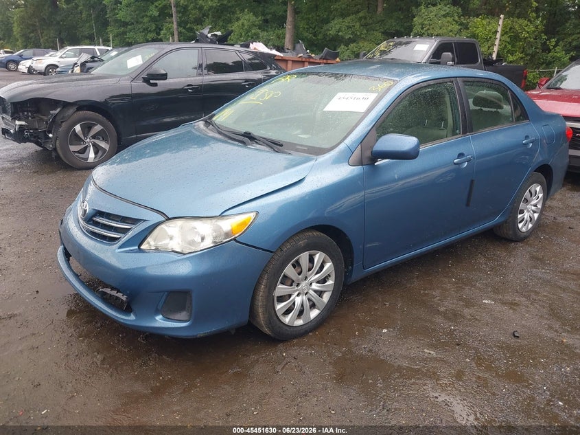 2013 Toyota Corolla VIN 5YFBU4EE8DP078434 IAAI salvage auction — RIGHT FRONT, Salvage Title, sold $2,150 on 2026-07-22 (photo 2)