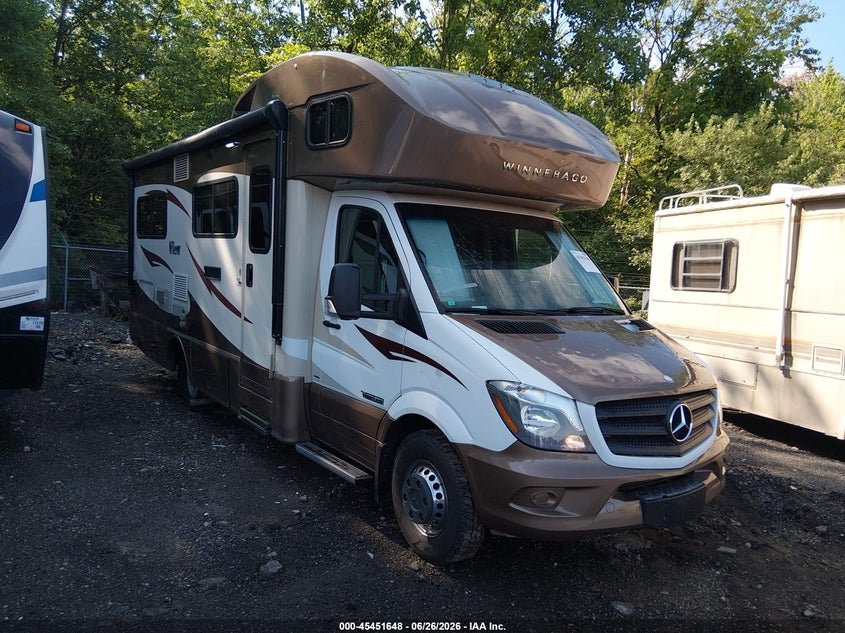 2015 Mercedes-benz Sprinter VIN WDAPF4CC7F9610513 IAAI salvage auction — HAIL, Salvage (Ohio), sold $29,550 on 2026-07-21 (photo 1)