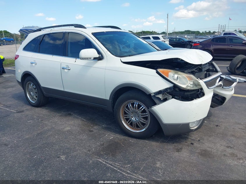 2008 Hyundai Veracruz VIN KM8NU13C08U030699 IAAI salvage auction — FRONT END, Rebuildable (Florida), sold $175 on 2026-07-23 (photo 1)