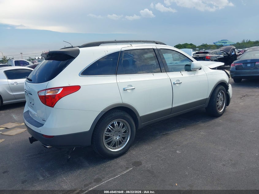 2008 Hyundai Veracruz VIN KM8NU13C08U030699 IAAI salvage auction — FRONT END, Rebuildable (Florida), sold $175 on 2026-07-23 (photo 4)