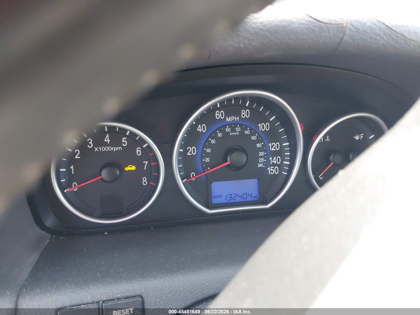 2008 Hyundai Veracruz VIN KM8NU13C08U030699 IAAI salvage auction — FRONT END, Rebuildable (Florida), sold $175 on 2026-07-23 (photo 7)