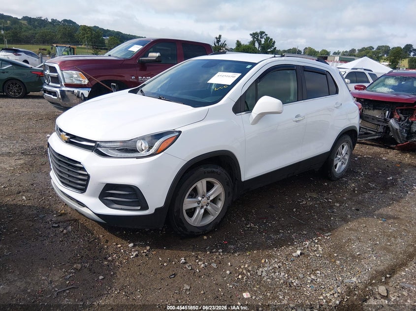 2019 Chevrolet Trax VIN KL7CJLSB4KB913407 IAAI salvage auction — ROOF, Salvage (Arkansas), sold $1,250 on 2026-07-23 (photo 2)