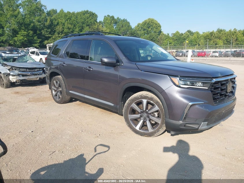 2025 Honda Pilot VIN 5FNYG1H85SB035328 IAAI salvage auction — SIDE, Salvage Title, sold $16,100 on 2026-07-26 (photo 1)