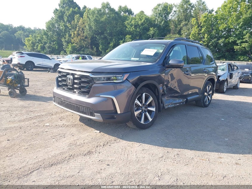 2025 Honda Pilot VIN 5FNYG1H85SB035328 IAAI salvage auction — SIDE, Salvage Title, sold $16,100 on 2026-07-29 (photo 2)
