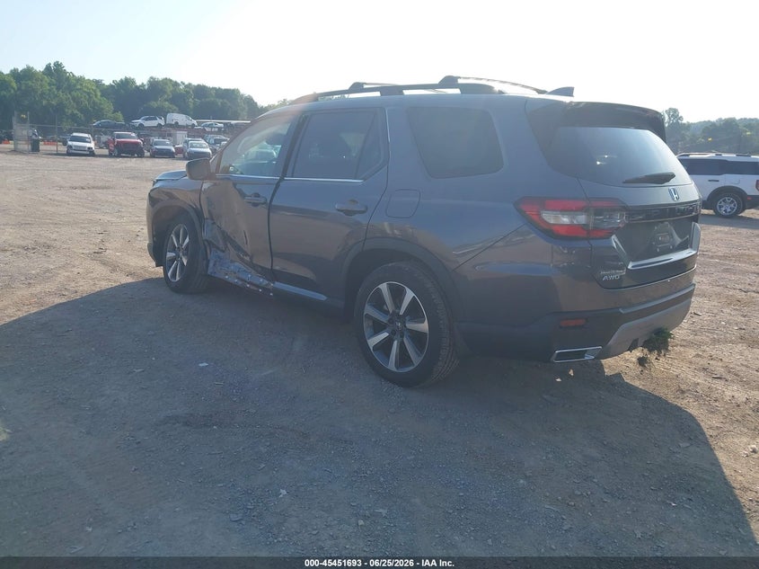 2025 Honda Pilot VIN 5FNYG1H85SB035328 IAAI salvage auction — SIDE, Salvage Title, sold $16,100 on 2026-07-29 (photo 3)