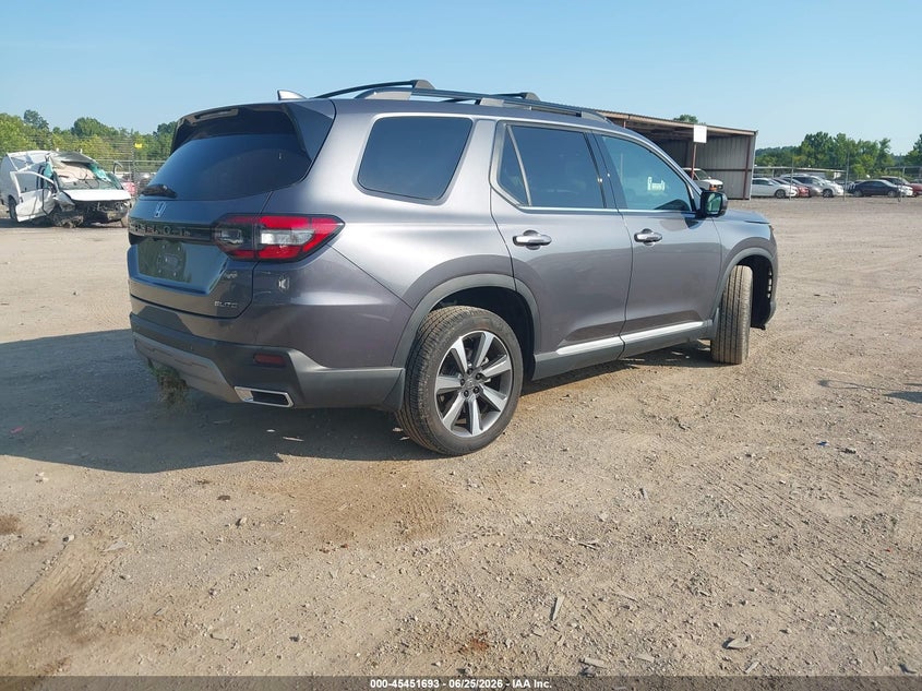 2025 Honda Pilot VIN 5FNYG1H85SB035328 IAAI salvage auction — SIDE, Salvage Title, sold $16,100 on 2026-07-29 (photo 4)