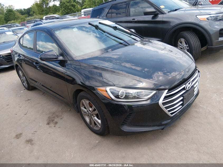 2017 Hyundai Elantra VIN KMHD84LF7HU223895 IAAI salvage auction — HAIL, Salvage (Ohio), sold $2,175 on 2026-07-21 (photo 1)