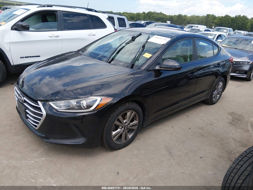 2017 Hyundai Elantra VIN KMHD84LF7HU223895 IAAI salvage auction — HAIL, Salvage (Ohio), sold $2,175 on 2026-07-21 (photo 2)