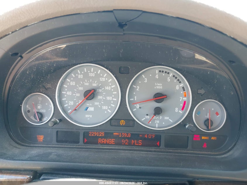 2001 BMW 5er VIN WBADN53481GC97820 IAAI salvage auction — RIGHT FRONT, Salvage (Pennsylvania), sold $875 on 2026-07-10 (photo 7)