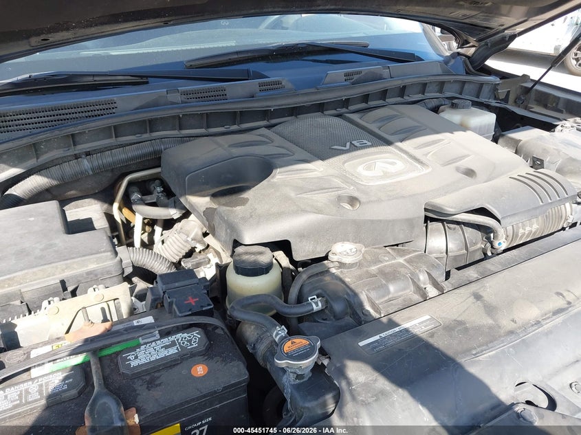 2014 Infiniti Qx80 VIN JN8AZ2NF8E9552677 IAAI salvage auction — NORMAL WEAR, Original (Texas), sold $1,400 on 2026-07-29 (photo 6)
