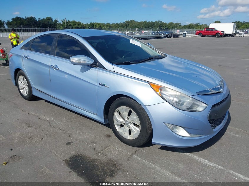 2015 Hyundai Sonata hybrid VIN KMHEC4A43FA124929 IAAI salvage auction — NORMAL WEAR, Clear (Florida), sold $925 on 2026-07-20 (photo 1)
