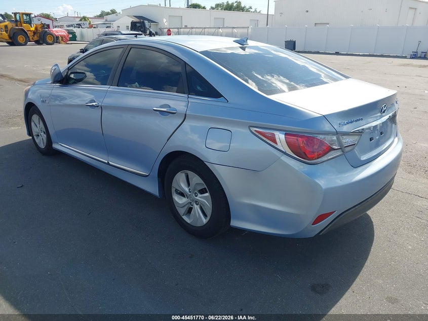 2015 Hyundai Sonata hybrid VIN KMHEC4A43FA124929 IAAI salvage auction — NORMAL WEAR, Clear (Florida), sold $925 on 2026-07-20 (photo 3)