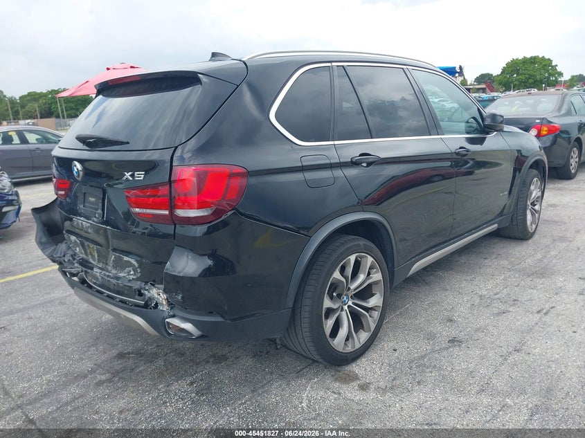 2018 BMW X5 VIN 5UXKR2C55J0X10321 IAAI salvage auction — REAR END, Salvage Title, sold $4,450 on 2026-07-23 (photo 4)