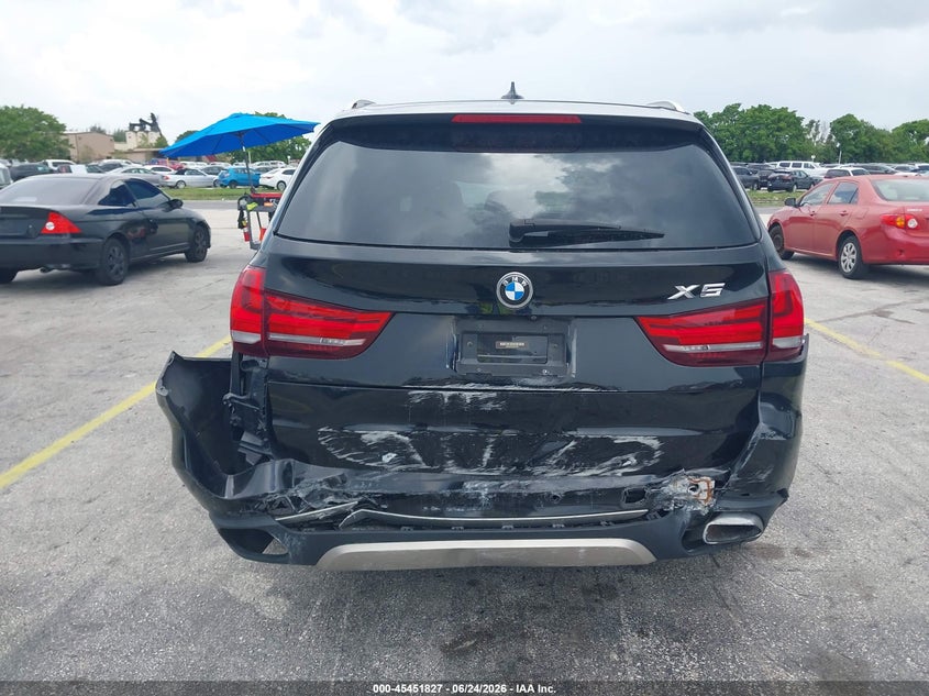 2018 BMW X5 VIN 5UXKR2C55J0X10321 IAAI salvage auction — REAR END, Salvage Title, sold $4,450 on 2026-07-23 (photo 6)