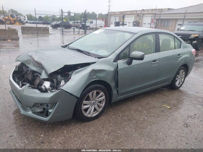 2016 Subaru Impreza VIN JF1GJAB68GH010537 IAAI salvage auction — FRONT END, Salvage Title, sold $1,550 on 2026-07-21 (photo 2)