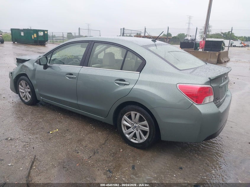 2016 Subaru Impreza VIN JF1GJAB68GH010537 IAAI salvage auction — FRONT END, Salvage Title, sold $1,550 on 2026-07-21 (photo 3)