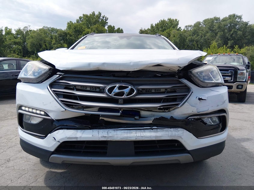 2017 Hyundai Santa fe VIN 5XYZW4LA1HG434743 IAAI salvage auction — FRONT END, Salvage (Kansas), sold $2,550 on 2026-07-22 (photo 6)