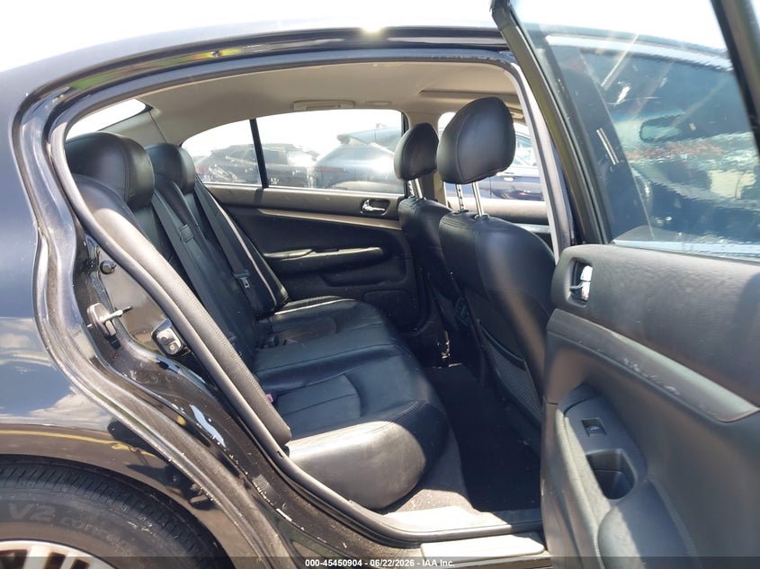 2010 Infiniti G37 VIN JN1CV6AR2AM250027 IAAI salvage auction — LEFT SIDE, Rebuildable (Florida), sold $400 on 2026-07-16 (photo 8)