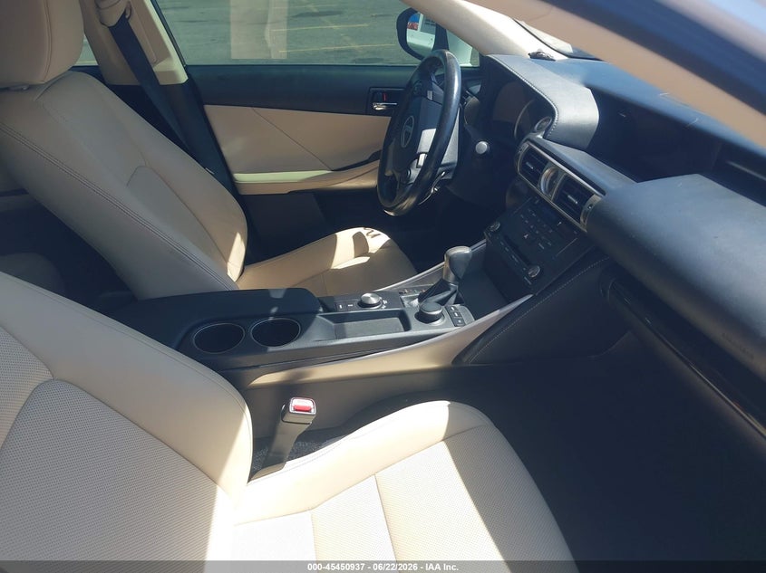 2016 Lexus Is VIN JTHBA1D27G5011404 IAAI salvage auction — LEFT SIDE, Salvage Title, sold $7,600 on 2026-07-27 (photo 5)