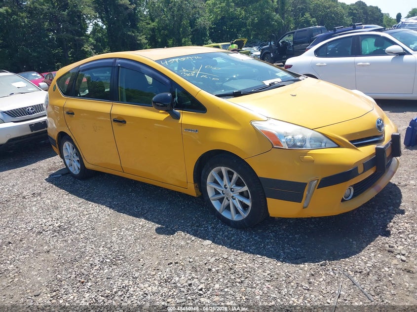2013 Toyota Prius v VIN JTDZN3EUXD3226590 IAAI salvage auction — NORMAL WEAR, Clear (New York), sold $1,850 on 2026-07-28 (photo 1)