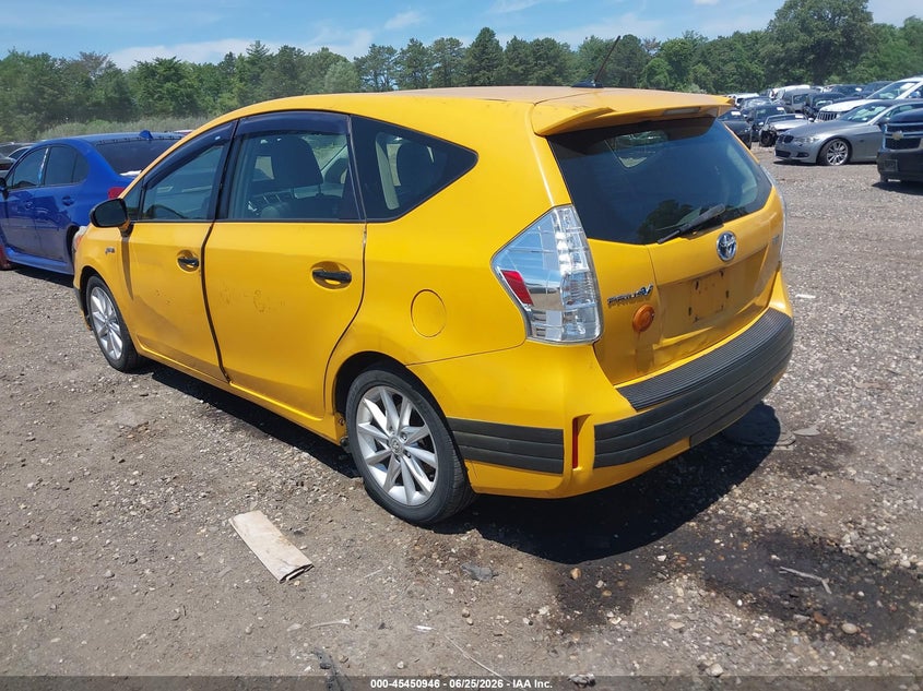 2013 Toyota Prius v VIN JTDZN3EUXD3226590 IAAI salvage auction — NORMAL WEAR, Clear (New York), sold $1,850 on 2026-07-28 (photo 3)