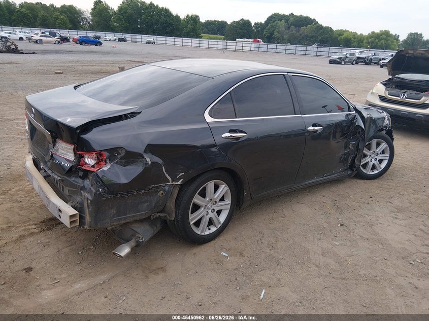 2007 Lexus Es 350 VIN JTHBJ46G672119122 IAAI salvage auction — FRONT & REAR, Salvage (Arkansas), sold $850 on 2026-07-29 (photo 4)